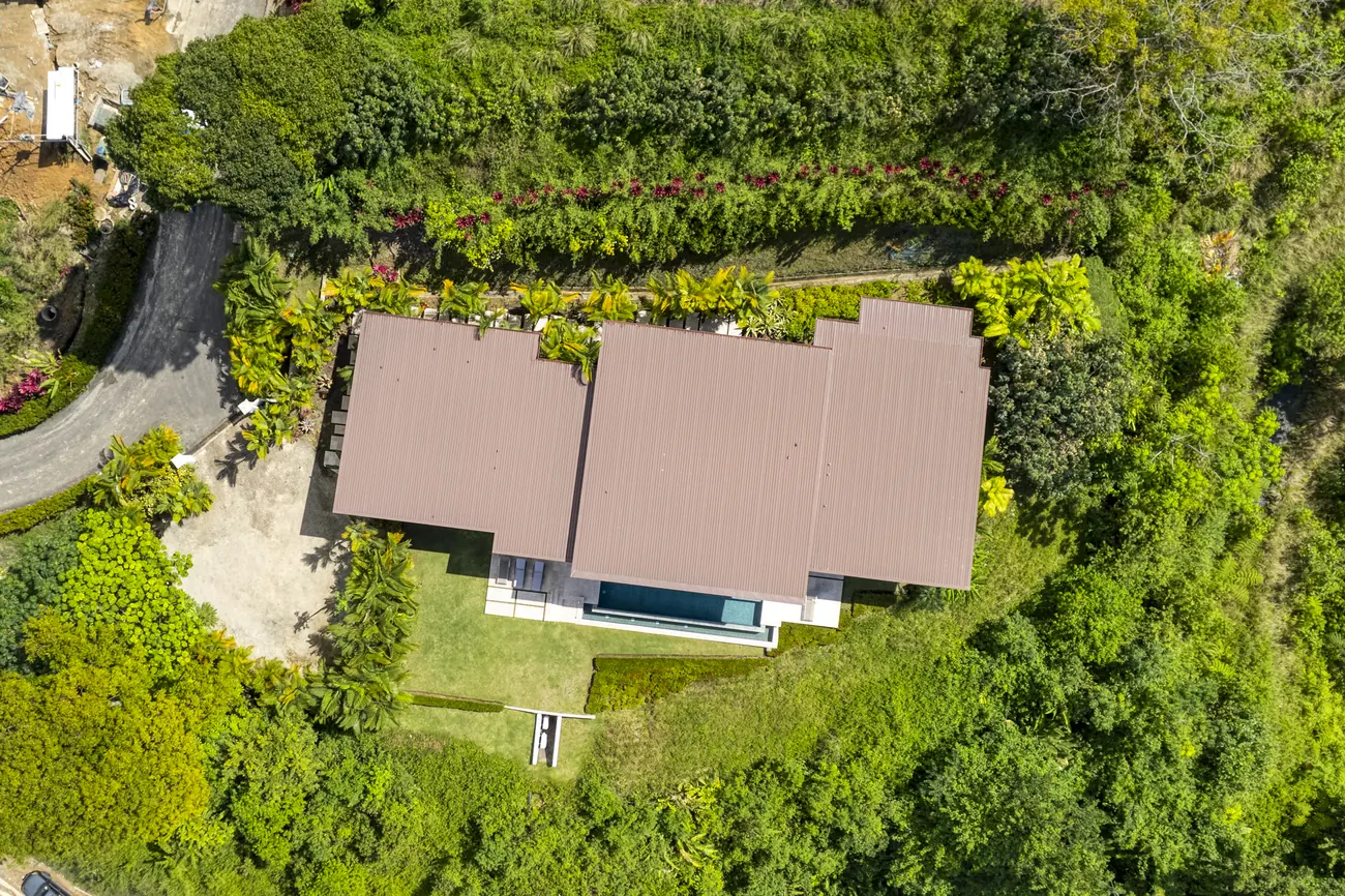 Casa Horizonte &mdash; the property from directly above