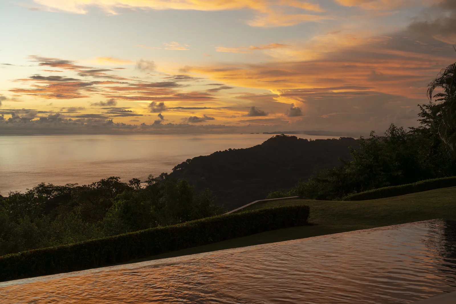 Casa Horizonte &mdash; sunset from the terrace