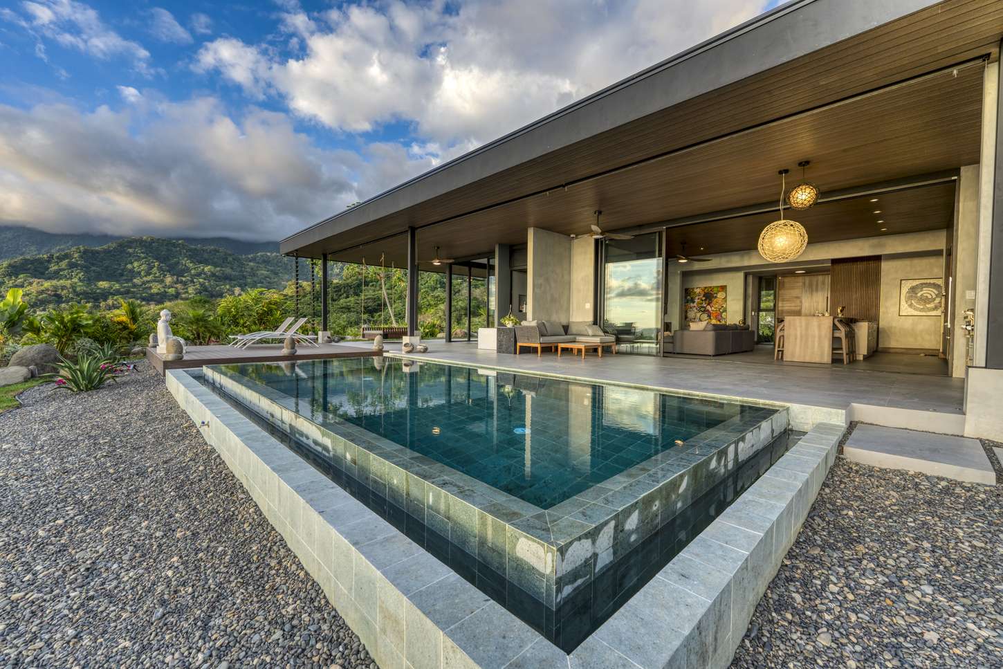 Casa Karuna &mdash; The pool from the far end, the house behind it