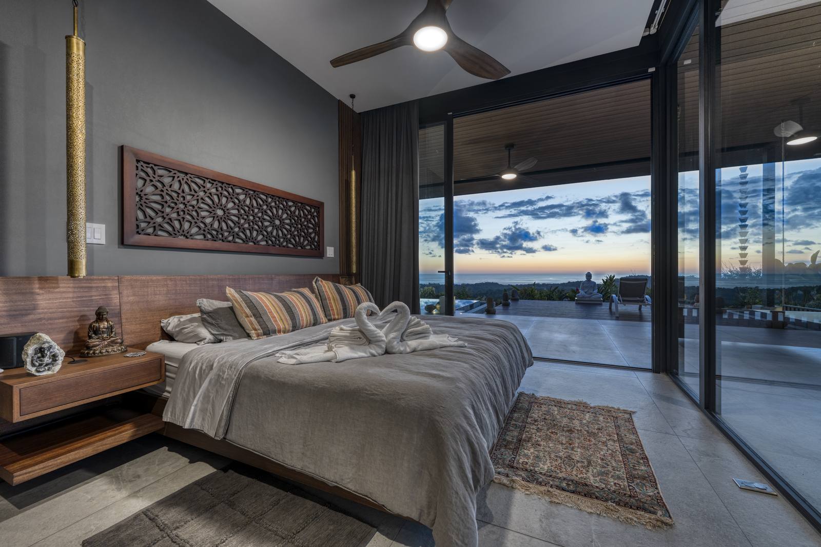 Casa Karuna &mdash; A bedroom opening directly onto the terrace