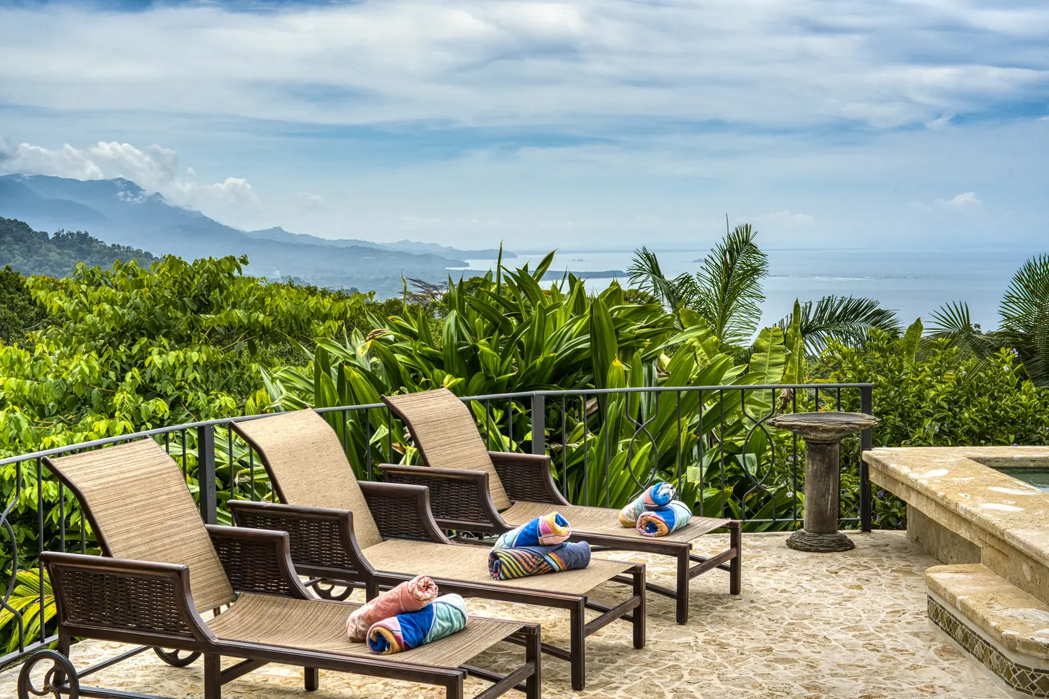 Casa Ladera &mdash; loungers at the poolside