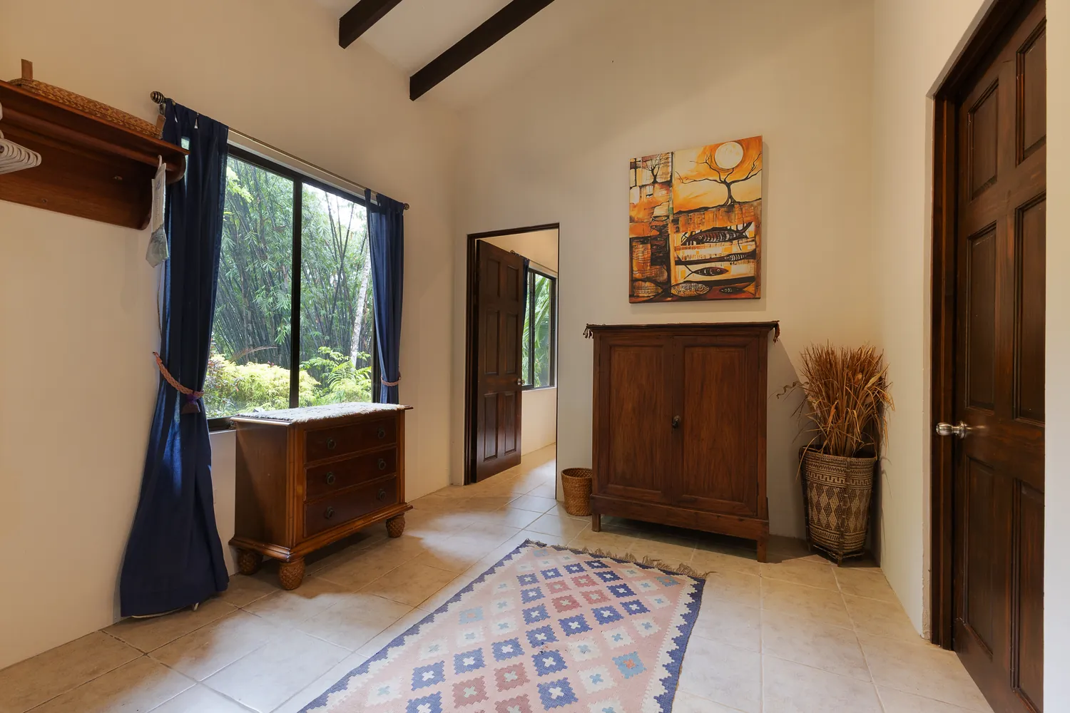 Casa Ladera &mdash; the living room looking out to the terrace