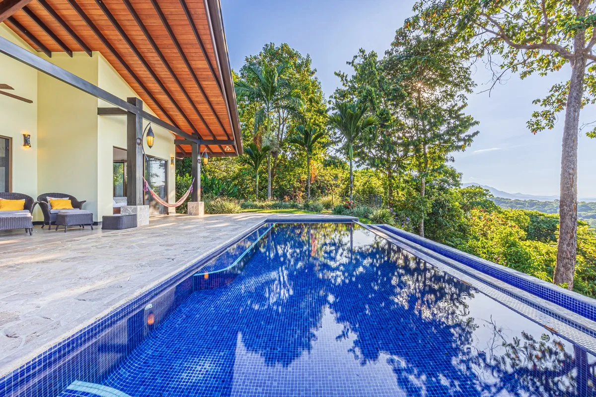 Casa Ola Azul &mdash; the pool running along the terrace