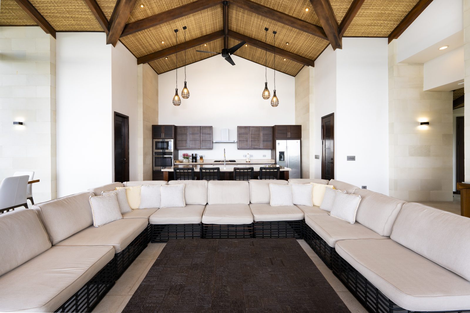 Casa SolAngelo &mdash; the living room on the penthouse level