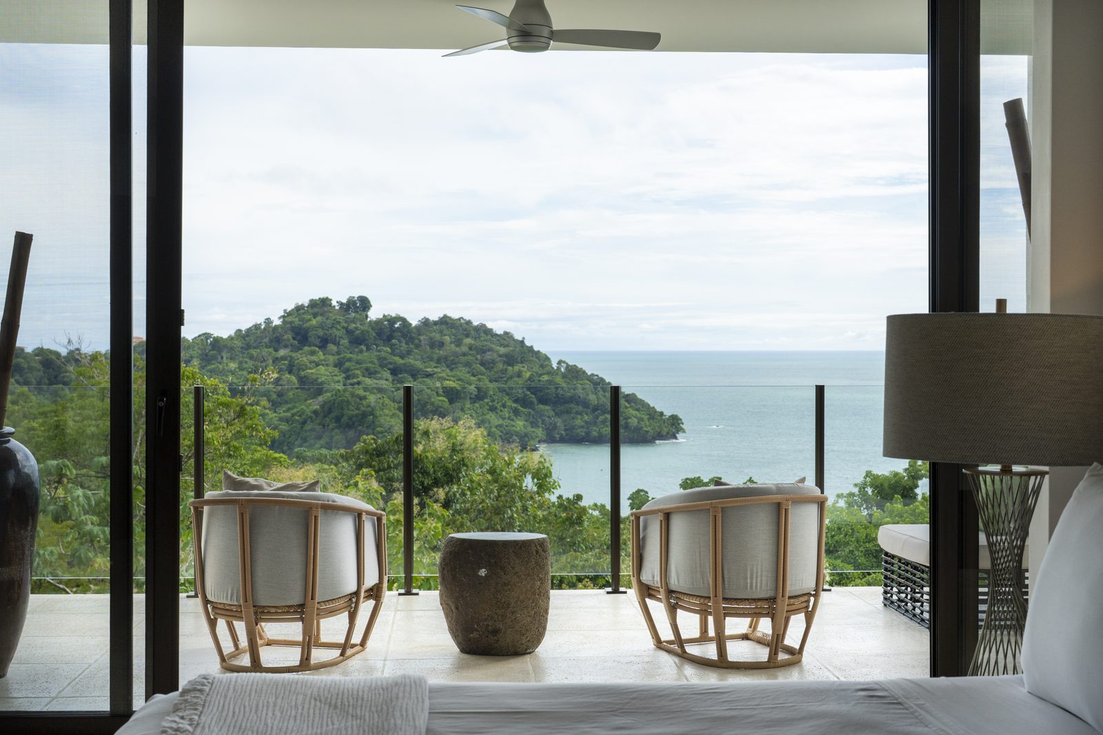 Casa SolAngelo &mdash; the terrace and the Pacific beyond
