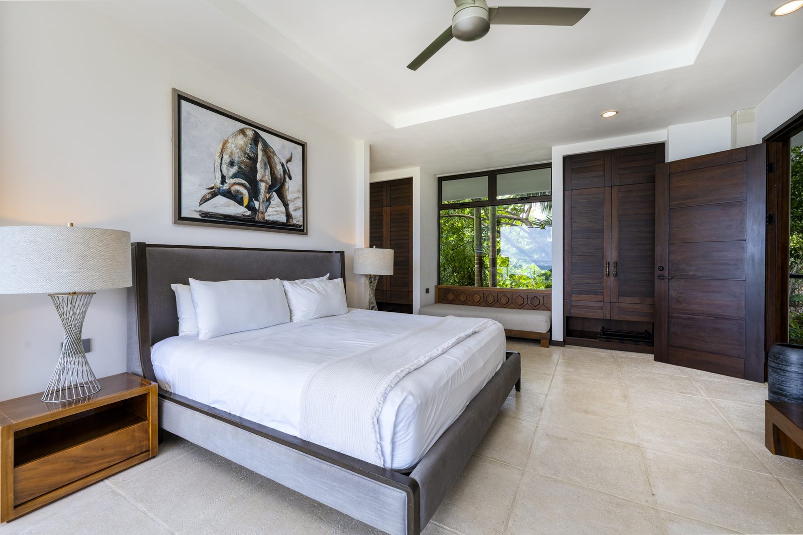 Casa SolAngelo &mdash; a bedroom opening onto its balcony
