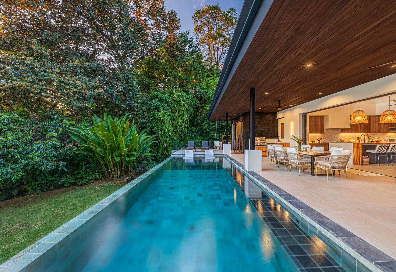 Casa Tango &mdash; The lap pool running the length of the terrace