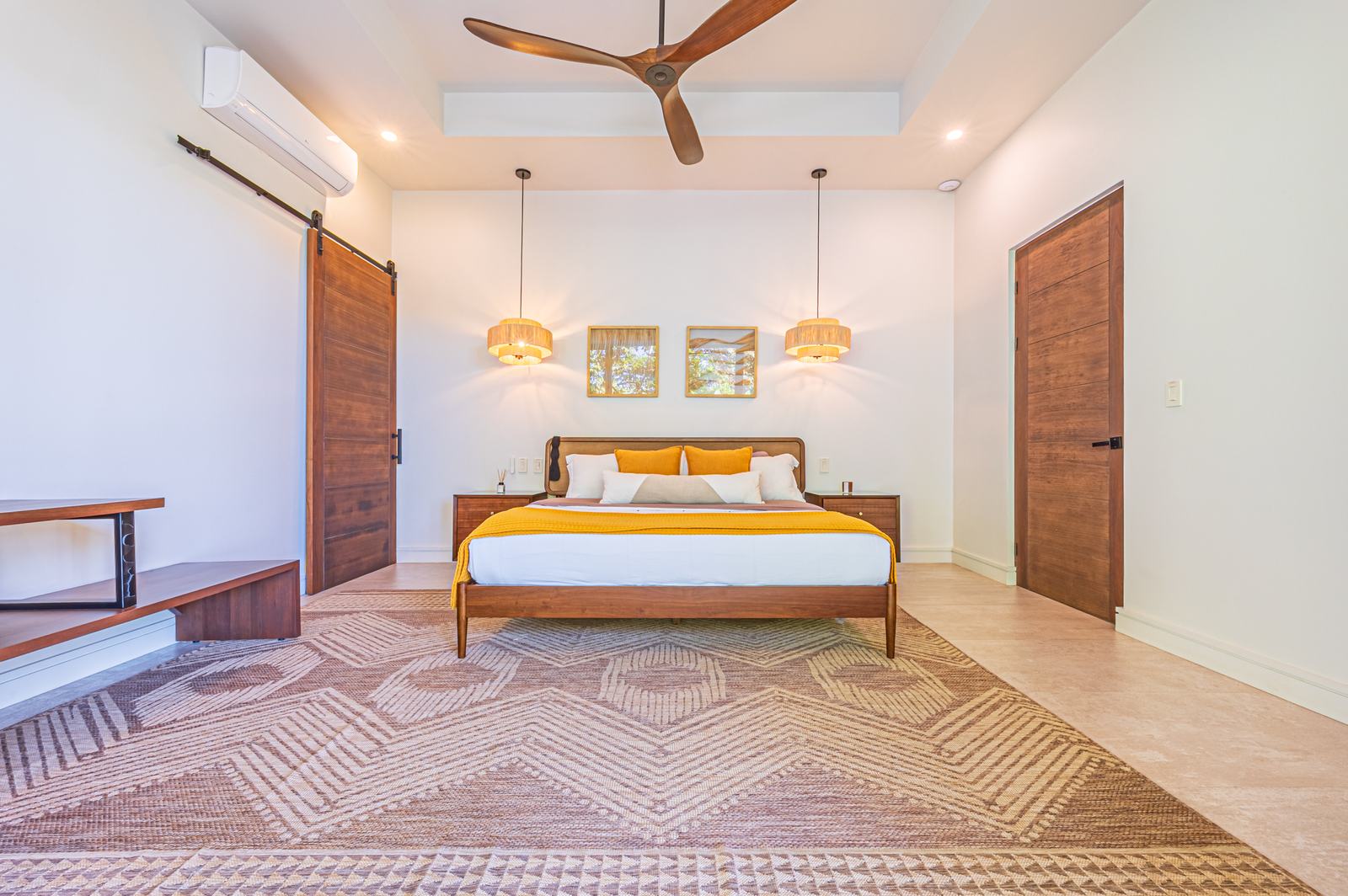 Casa Tango &mdash; A guest bedroom opening onto the garden