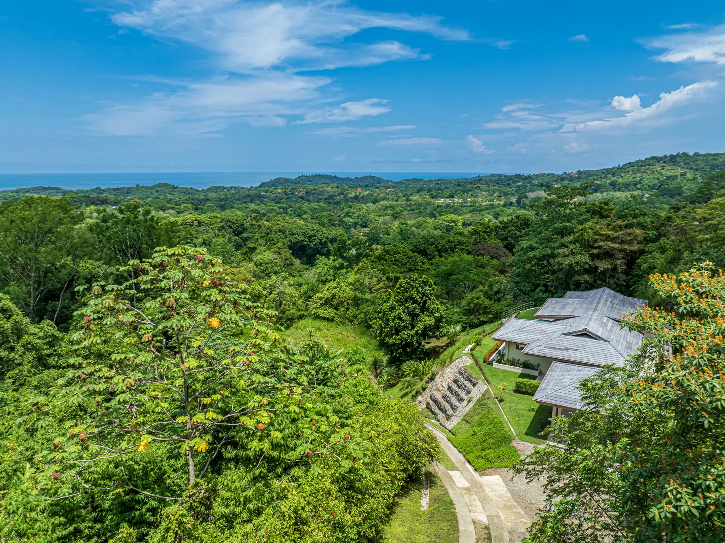 Casa Tranquilidad &mdash; the coastline from above the property