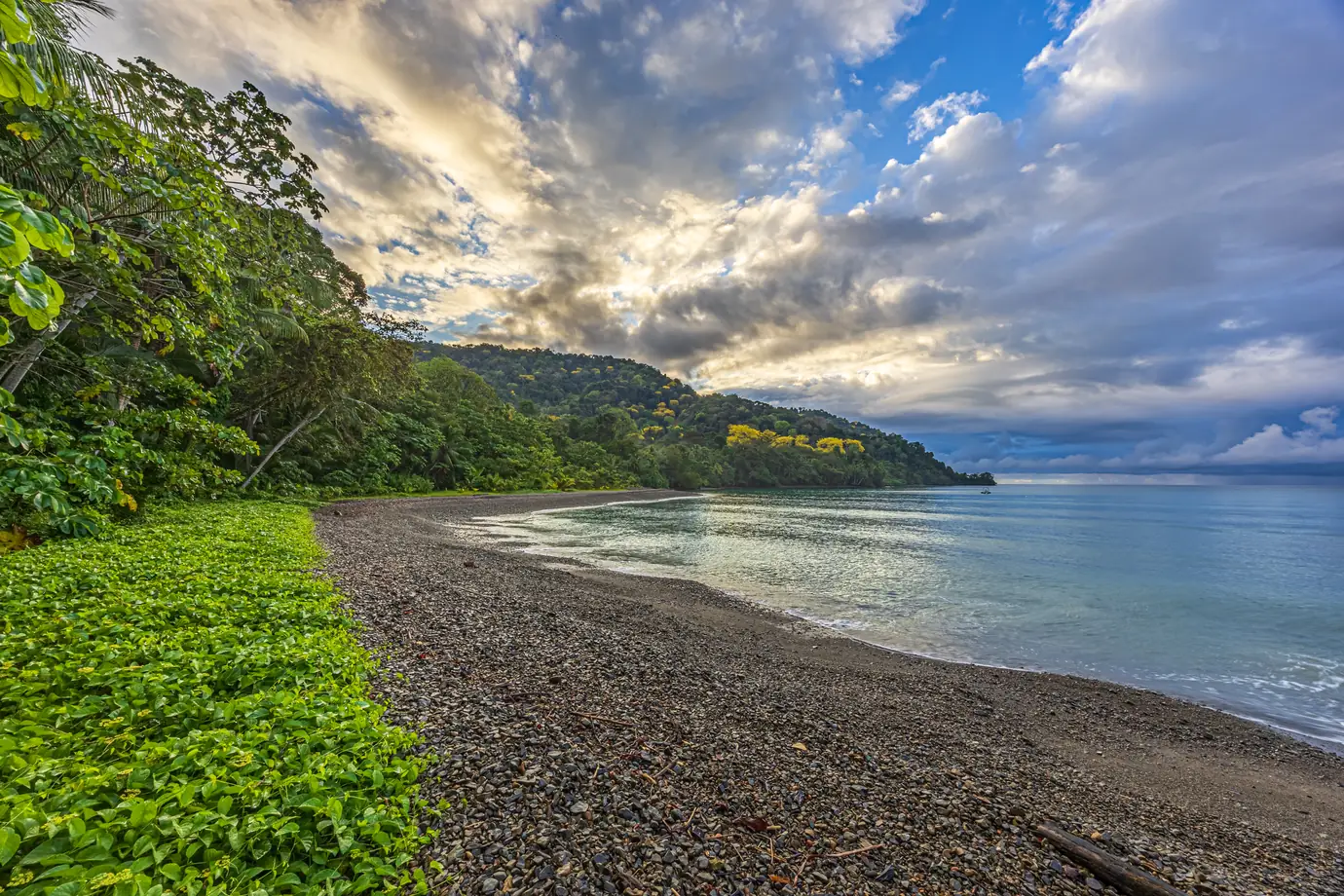 680-acre Golfo Dulce estate &mdash; The estate&rsquo;s private beach, reachable only by boat