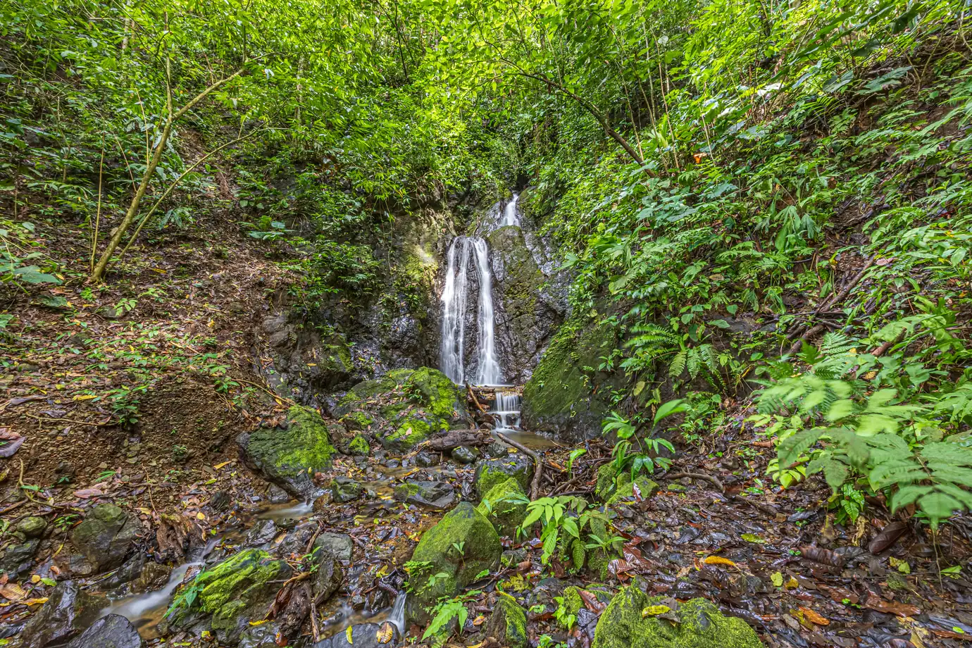 680-acre Golfo Dulce estate &mdash; The waterfall on the property