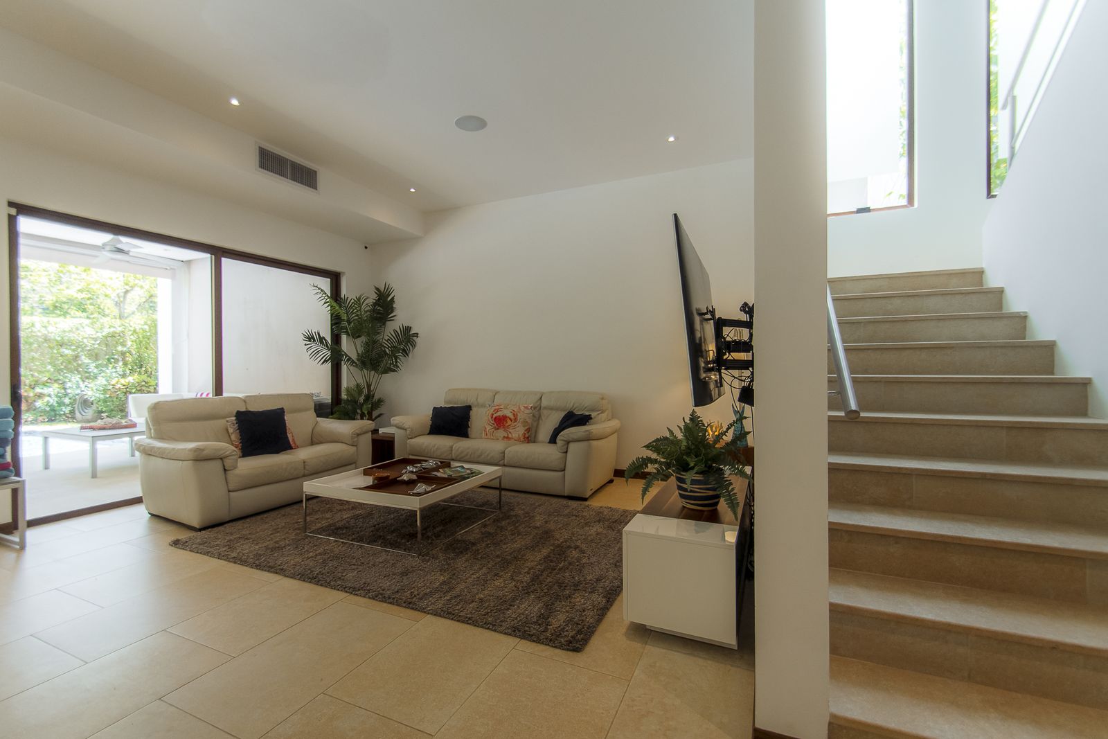La Estancia &mdash; The great room and staircase