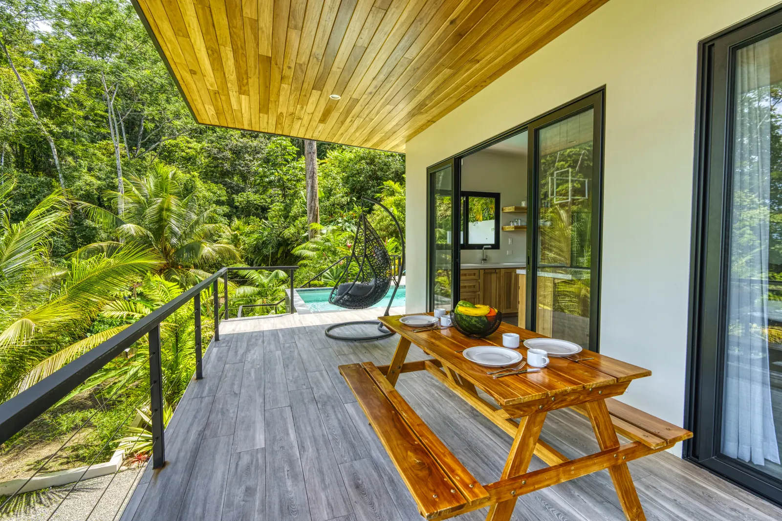 Villa Cosara &mdash; dining out on the deck