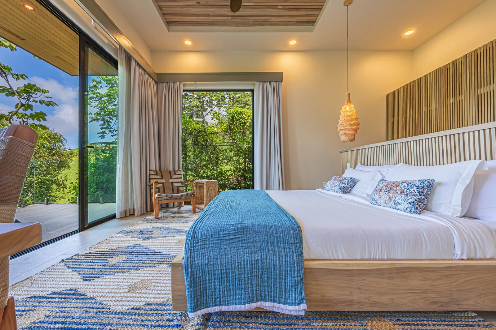 Villa San Martin &mdash; a bedroom opening to the terrace