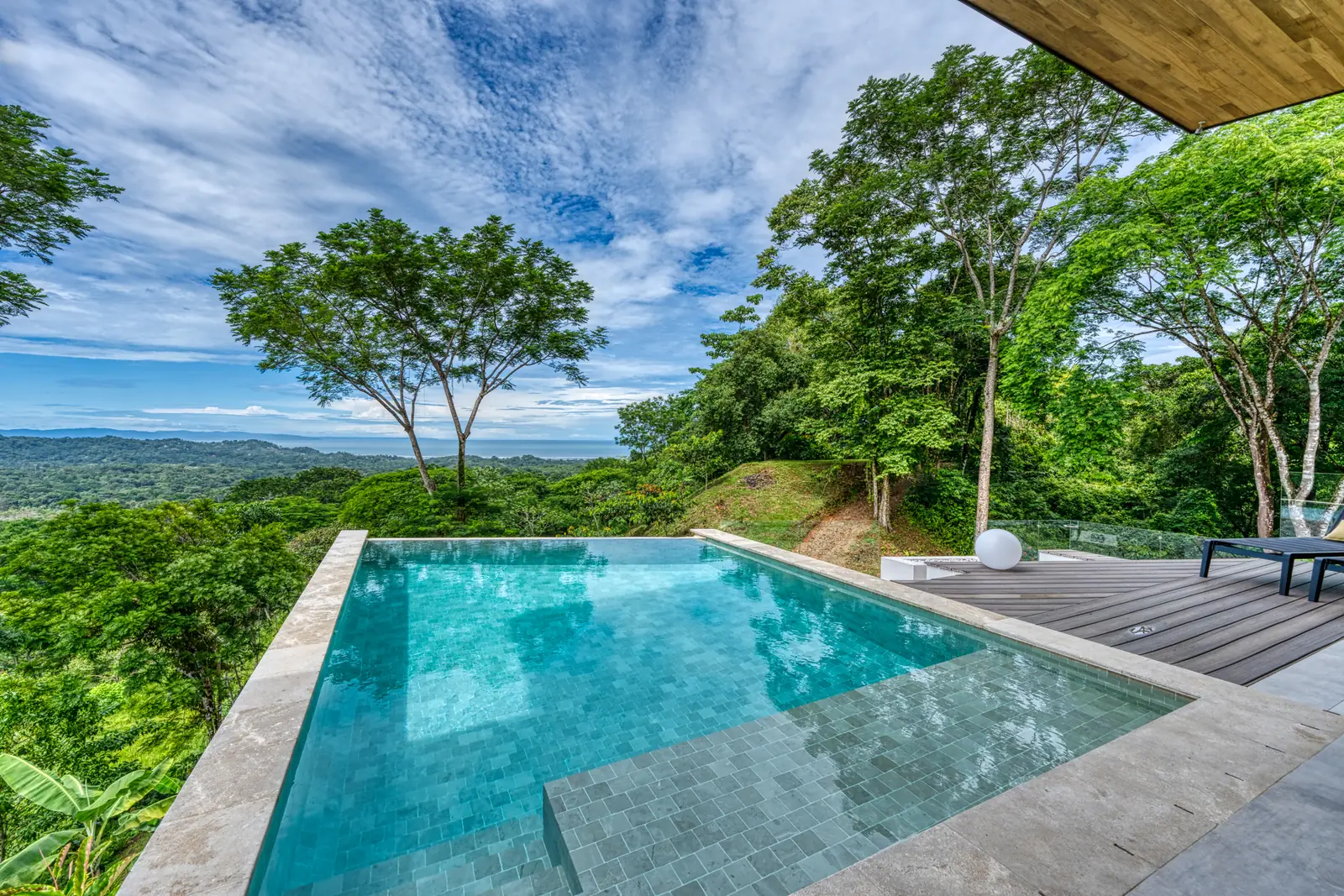 Vista Hermosa &mdash; the pool, set out along the view